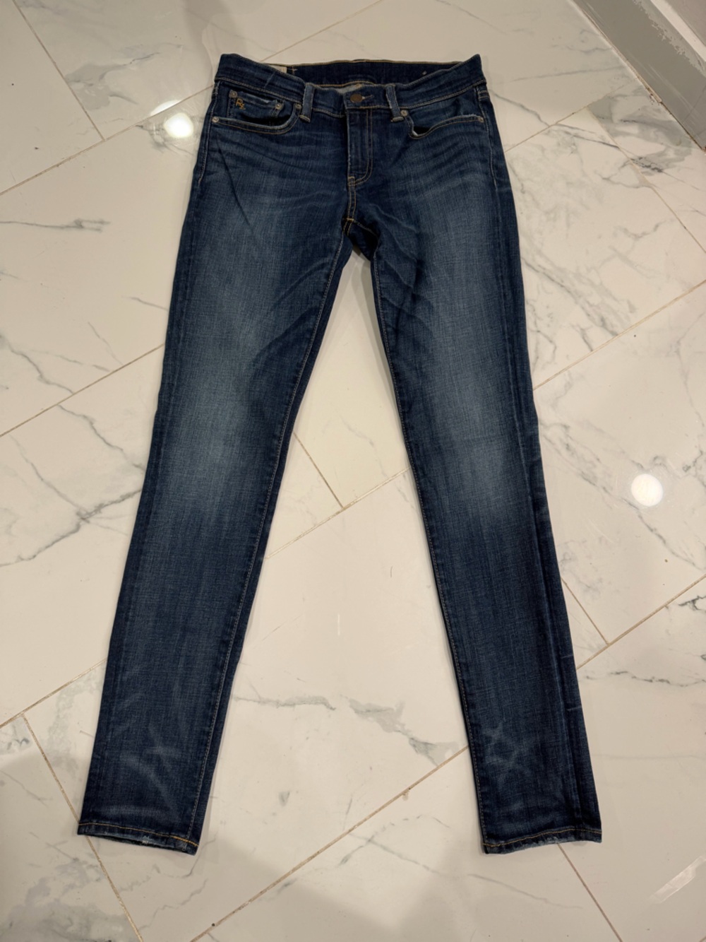 Ralph Lauren Women's Dark Indigo Skinny Jeans